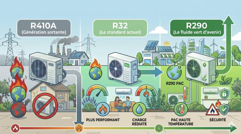 Les fluides frigorigènes pour climatisations dans l'Hérault (34) : Définition, types et spécificités